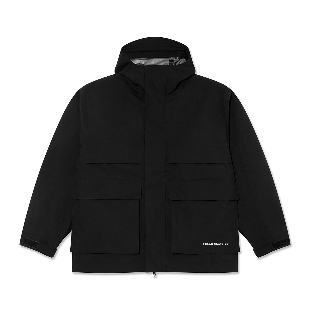 POLAR SKATE CO. （ポーラー スケート カンパニー）| CARGO SHELL JACKET / BLACK | スノーボード・スケートボードのTACTICS JAPAN