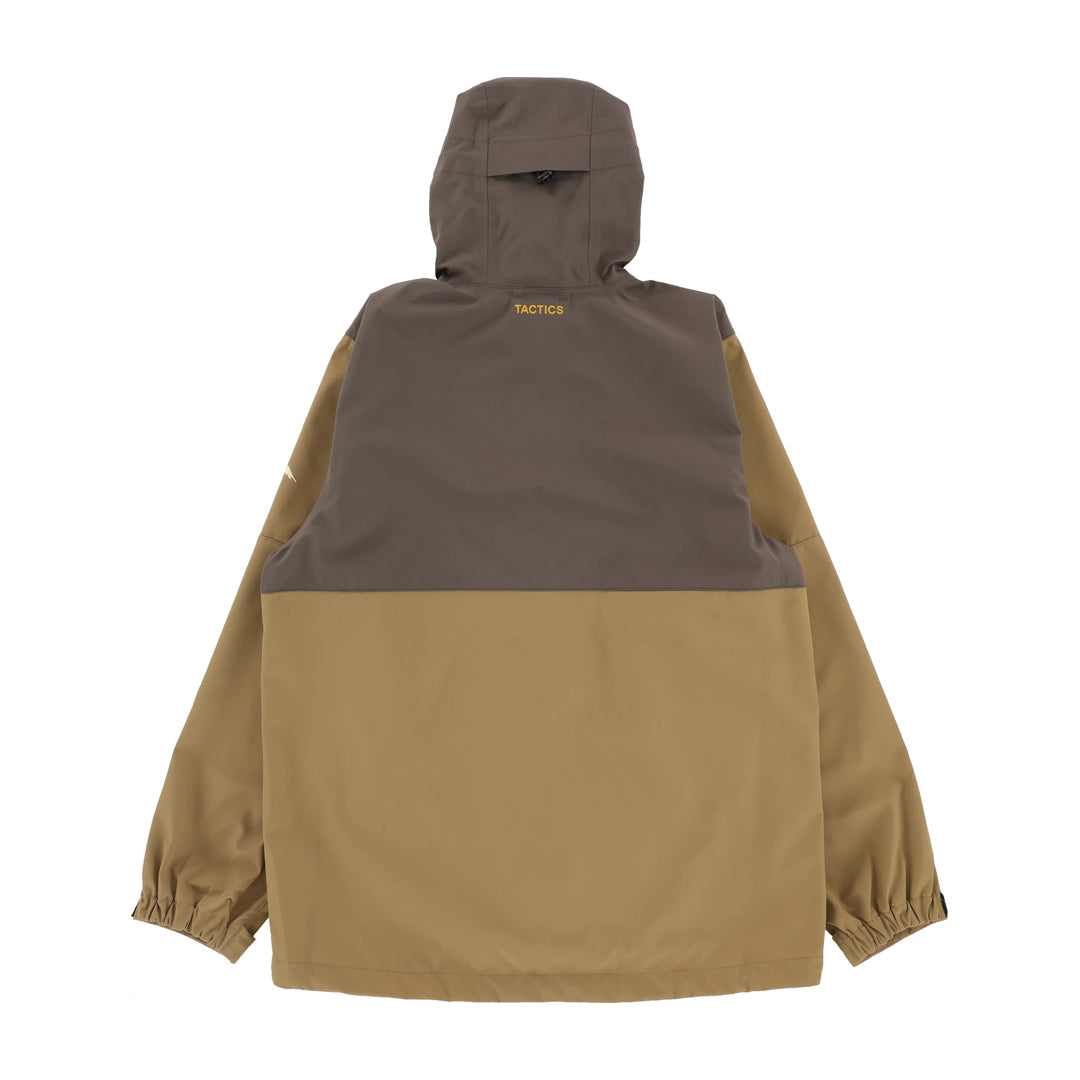 TACTICS（タクティクス）| CASCADIA 3L RAINBREAKER JACKET / DARK EARTH | スノーボード・スケートボードのTACTICS JAPAN