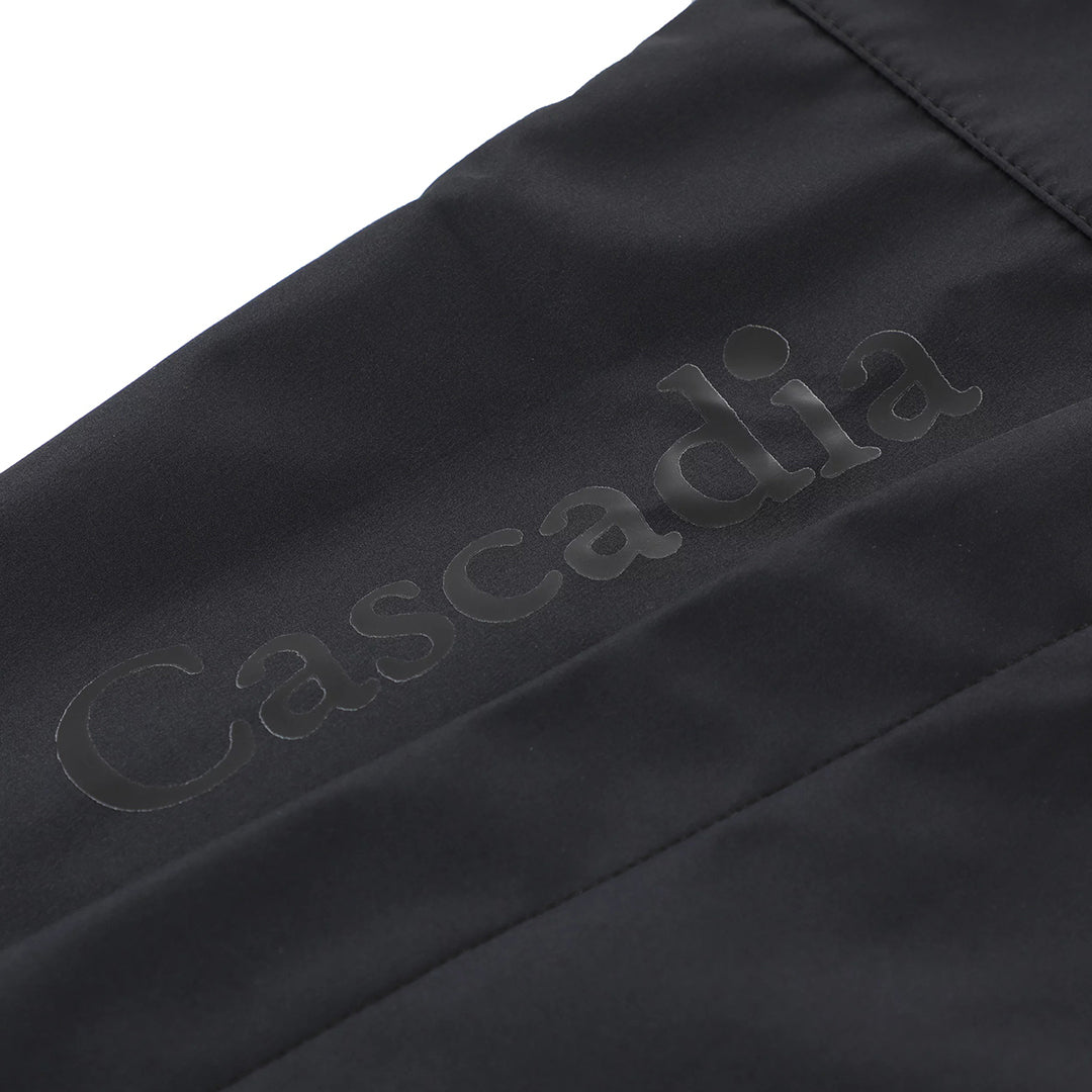 TACTICS（タクティクス）| CASCADIA 3L RAINBREAKER JACKET / BLACK | スノーボード・スケートボードのTACTICS JAPAN