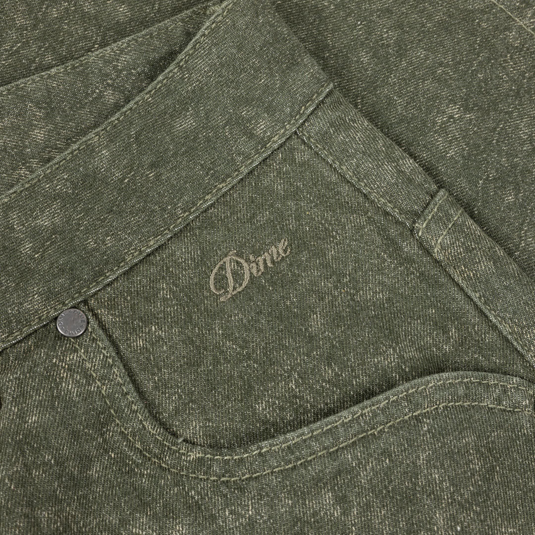 DIME MTL（ダイム モントリオール）| CLASSIC DENIM SHORTS / ELECTRIC GREEN | スノーボード・スケートボードのTACTICS JAPAN