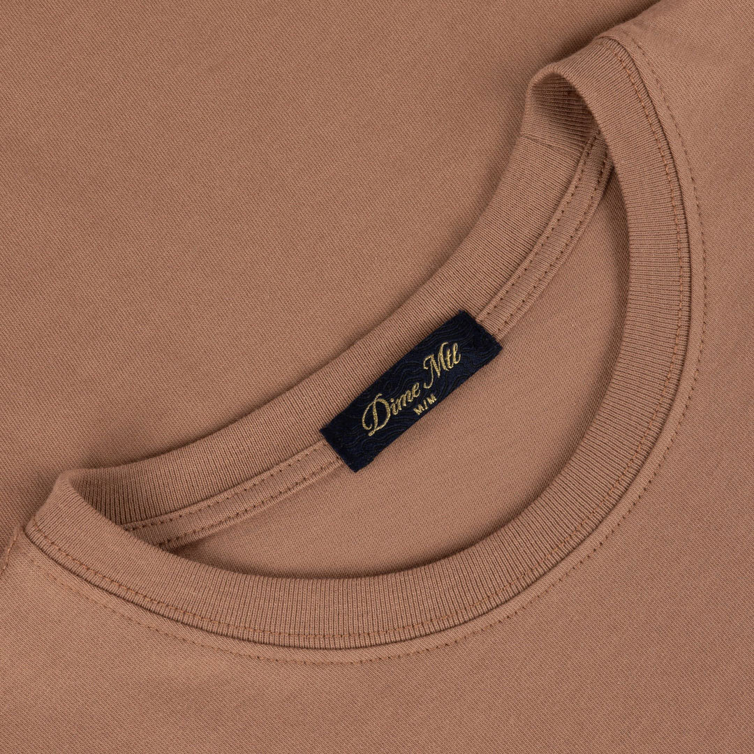 DIME MTL（ダイム モントリオール) | CLASSIC SMALL LOGO T-SHIRT / CANYON BROWN | スノーボード・スケートボードのTACTICS JAPAN