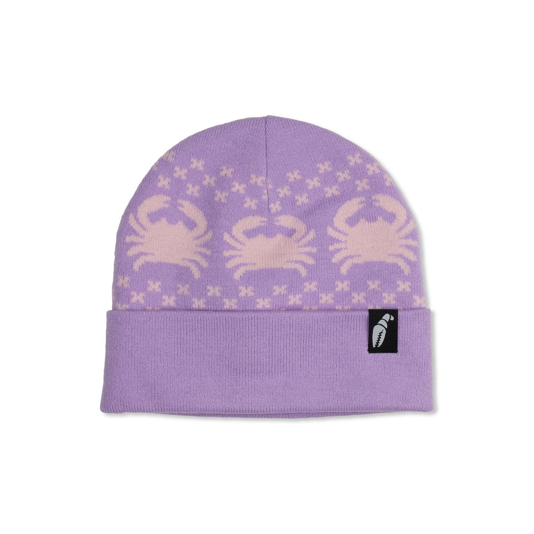 CRAB GRAB（クラブグラブ）| NORDICRAB BEANIE / PASTEL PURPLE AND PINK | スノーボード・スケートボードのTACTICS JAPAN