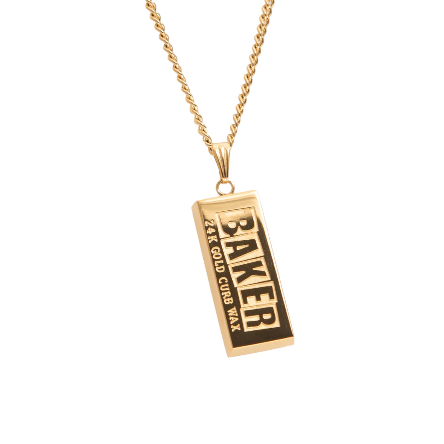 CURB WAX GOLD NECKLACE