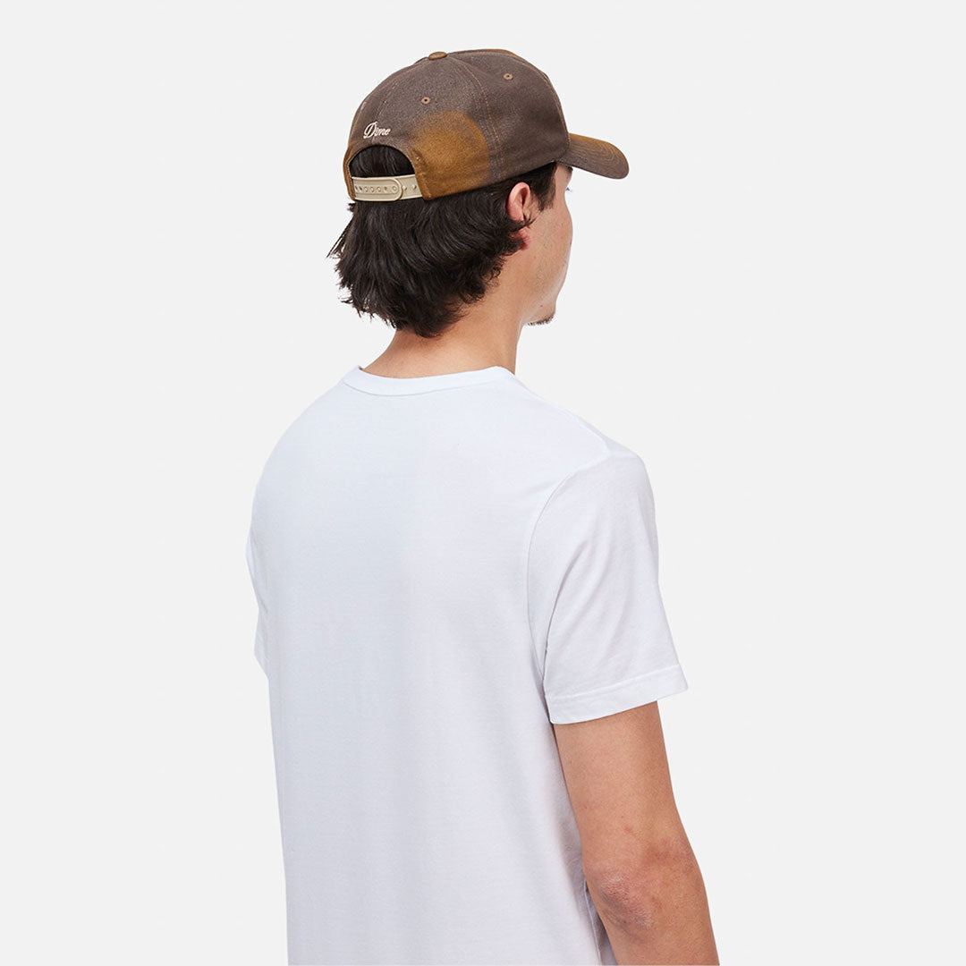 DIME MTL（ダイム モントリオール）| CURSIVE DENIM WORKER CAP / BROWN WASHED | スノーボード・スケートボードのTACTICS JAPAN