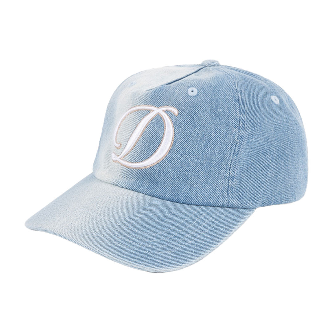 DIME MTL（ダイム モントリオール）| CURSIVE DENIM WORKER CAP / BLUE WASHED | スノーボード・スケートボードのTACTICS JAPAN