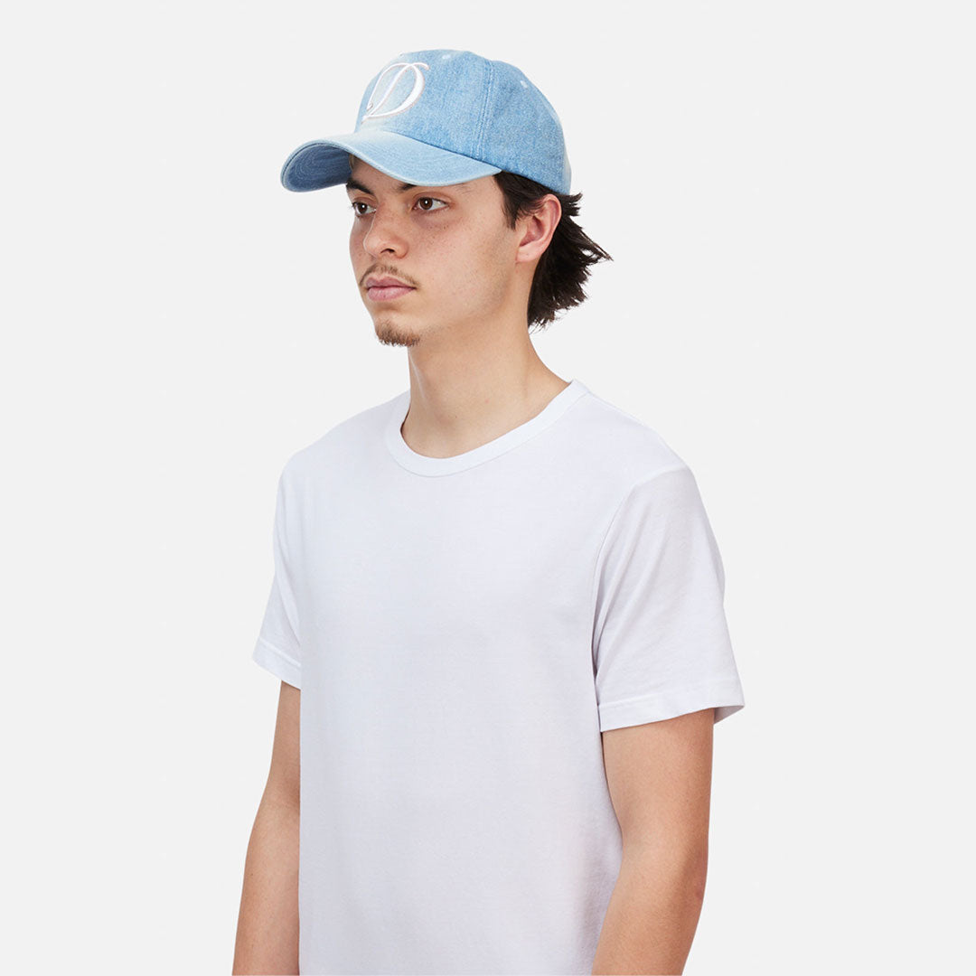 DIME MTL（ダイム モントリオール）| CURSIVE DENIM WORKER CAP / BLUE WASHED | スノーボード・スケートボードのTACTICS JAPAN