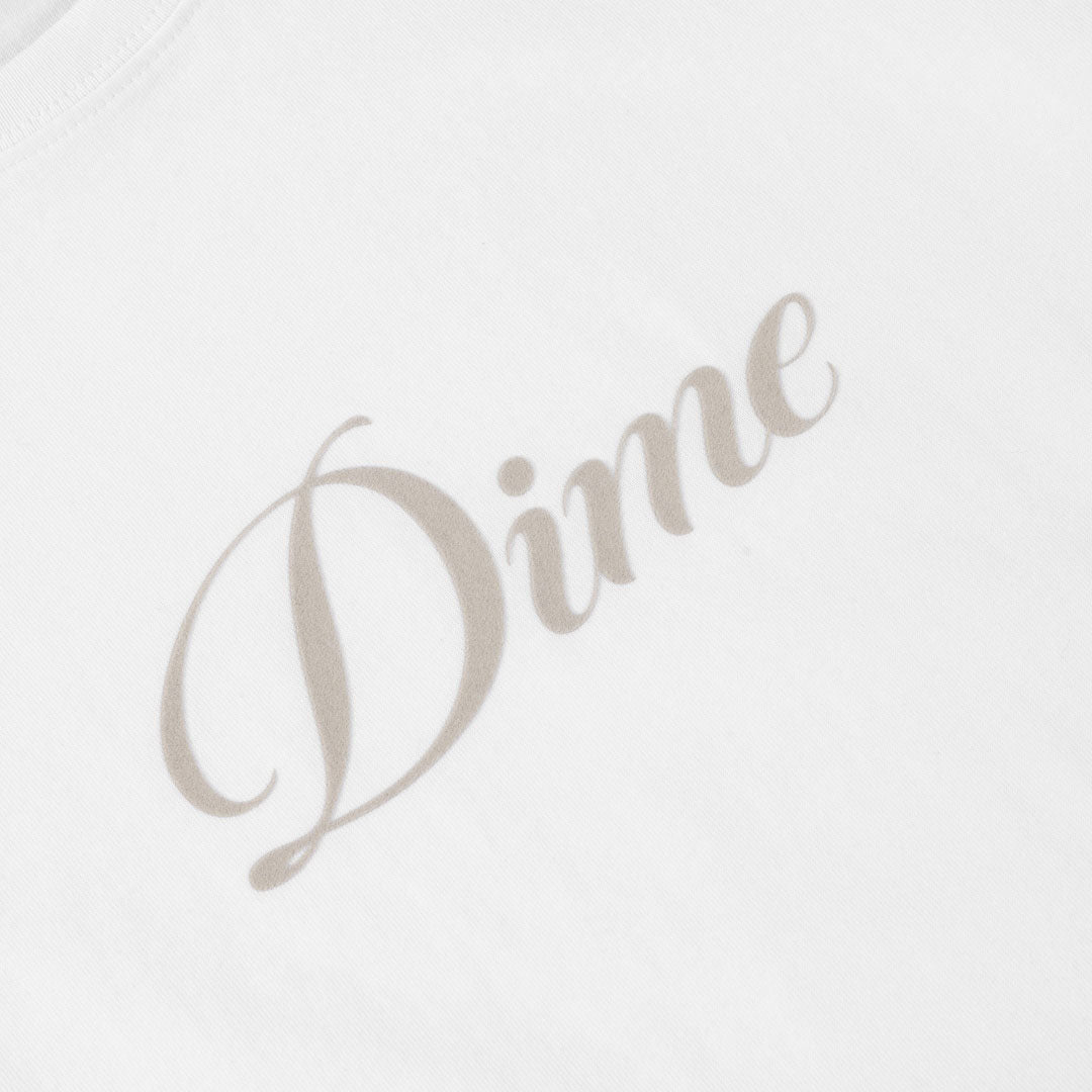 CURSIVE TEE / WHITE