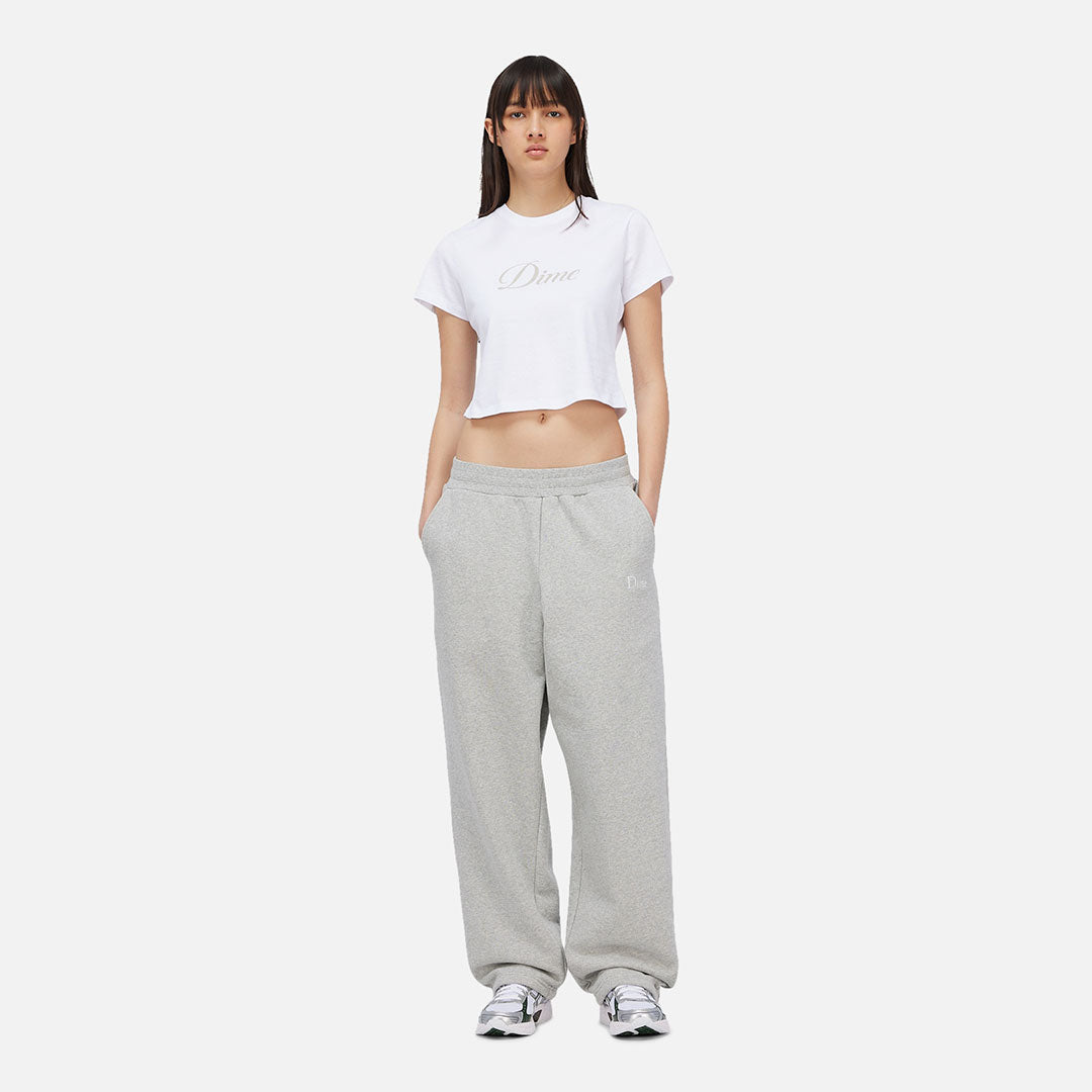 DIME MTL（ダイム モントリオール) | CURSIVE TEE / WHITE | スノーボード・スケートボードのTACTICS JAPAN
