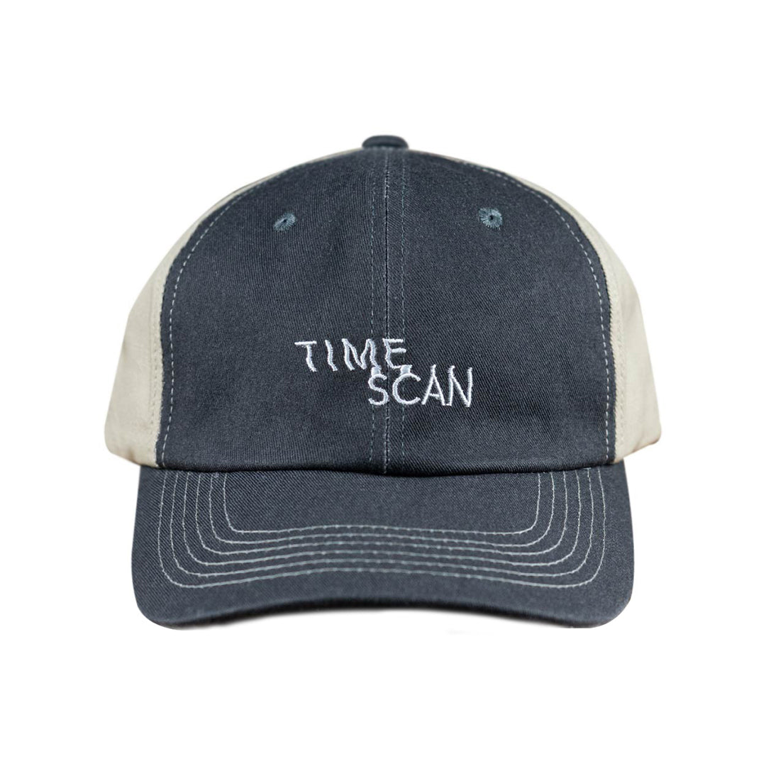 TIME コラムキャップ TIMESCAN（タイムスキャン）| TIMESCAN WASHED LOGO CAPS / DARK BROWN