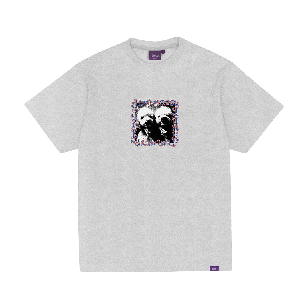 POODLE PALES T-SHIRT / HEATHER GREY