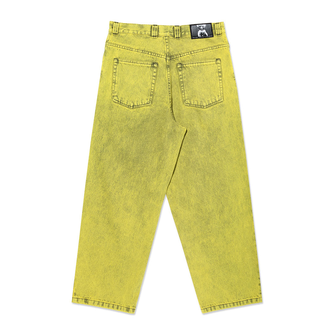 POLAR SKATE CO.（ポーラー スケート カンパニー）| BIG BOY PANTS DEMON CHILD / LEMON BLACK | スノーボード・スケートボードのTACTICS JAPAN