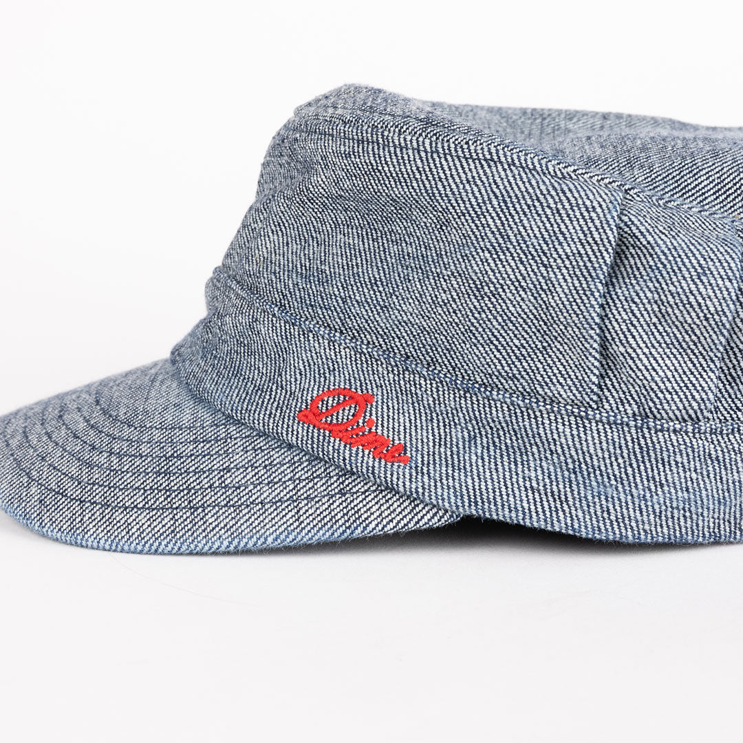 DENIM PAINTER CAP / REVERSED INDIGO
