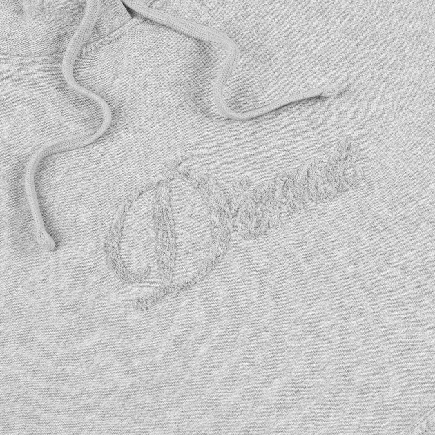 CURSIVE LOGO HOODIE / GRAY