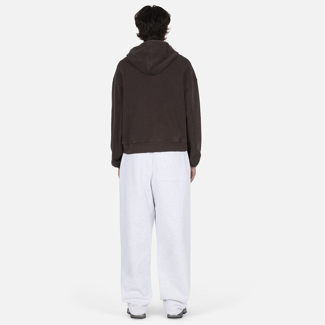 DIME（ダイム）| DISTRESSED TERRY ZIP HOODIE / ACID BROWN | スノーボード・スケートボードのTACTICS JAPAN