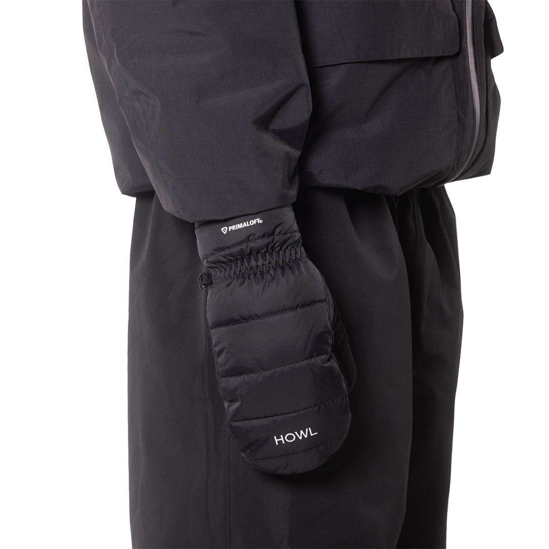 HOWL SUPPLY（ハウル サプライ）| DOWN MITT / BLACK | スノーボード・スケートボードのTACTICS JAPAN