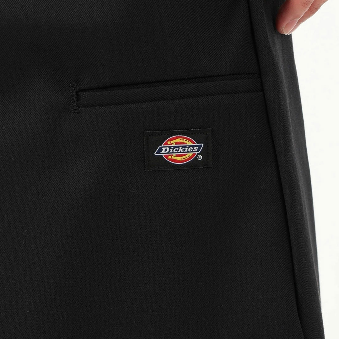 DICKIES（ディッキーズ）| LOOSE FIT FLAT FRONT WORK SHORTS 13" / BLACK | スノーボード・スケートボードのTACTICS JAPAN