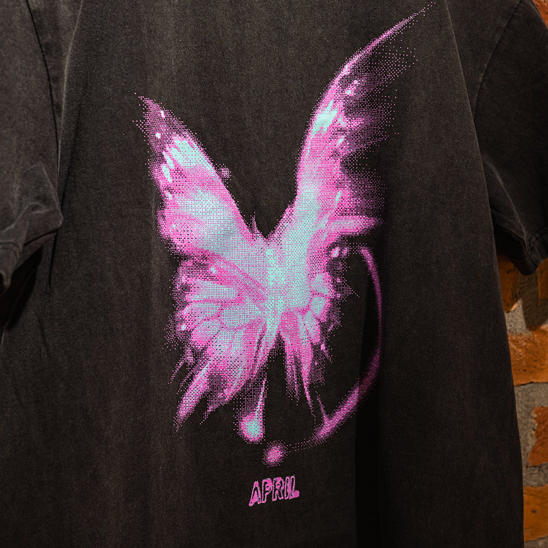 APRIL SKATEBOARDS（エイプリル スケートボード）| BRIGHT TEE / VINTAGE BLACK | スノーボード・スケートボードのTACTICS JAPAN