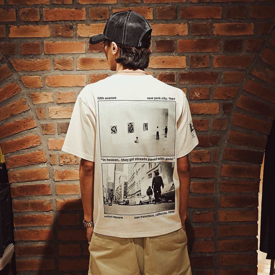 HUF WORLDWIDE（ハフ ワールドワイド）| PAVED WITH GOLD S/S TEE / WHITE | スノーボード・スケートボードのTACTICS JAPAN