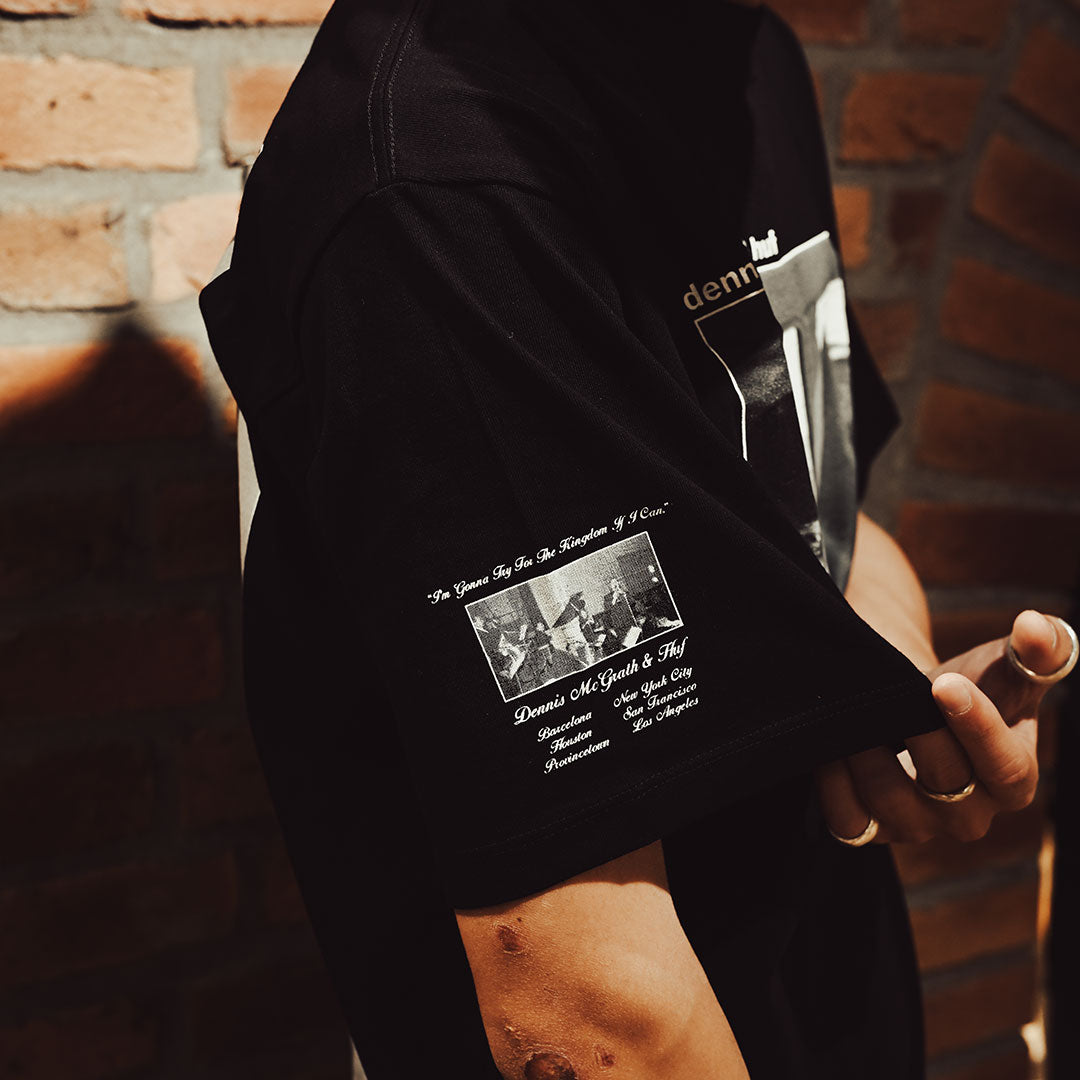HUF WORLDWIDE（ハフ ワールドワイド）| PAVED WITH GOLD S/S TEE / BLACK | スノーボード・スケートボードのTACTICS JAPAN