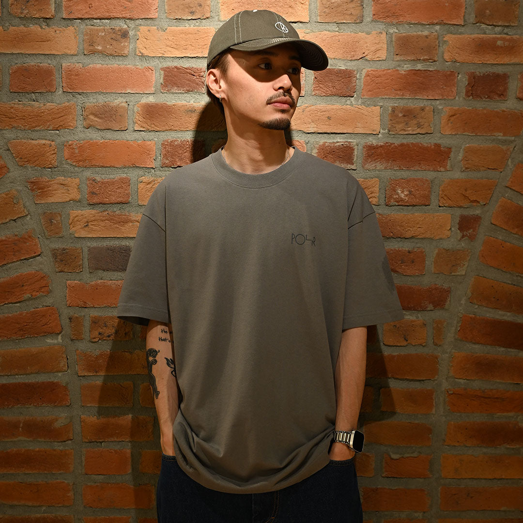 POLAR SKATE CO.（ポーラー スケート カンパニー）| STROKE LOGO CONTRAST TEE | スノーボード・スケートボードのTACTICS JAPAN