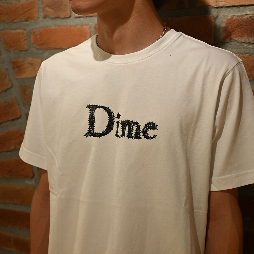 DIME MTL（ダイム モントリオール）| CLASSIC SPIKED T-SHIRT / WHITE