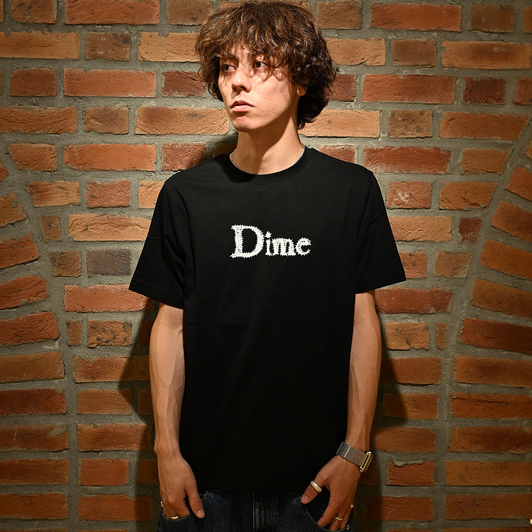 DIME MTL（ダイム モントリオール）| CLASSIC SPIKED T-SHIRT / BLACK | スノーボード・スケートボードのTACTICS JAPAN