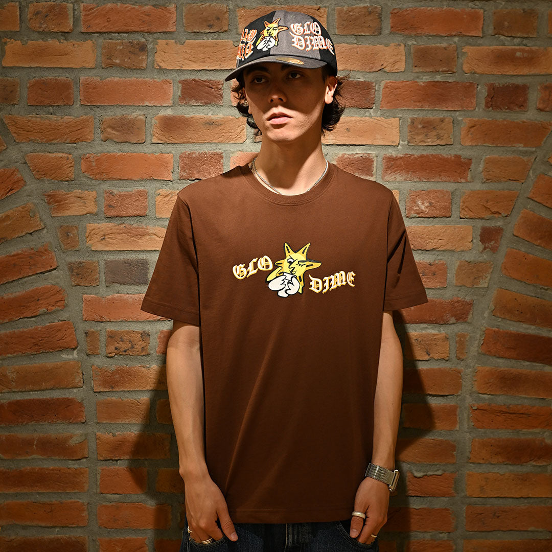 DIME MTL（ダイム モントリオール）| GLO DIME SUN T-SHIRT / DARK BROWN | スノーボード・スケートボードのTACTICS JAPAN