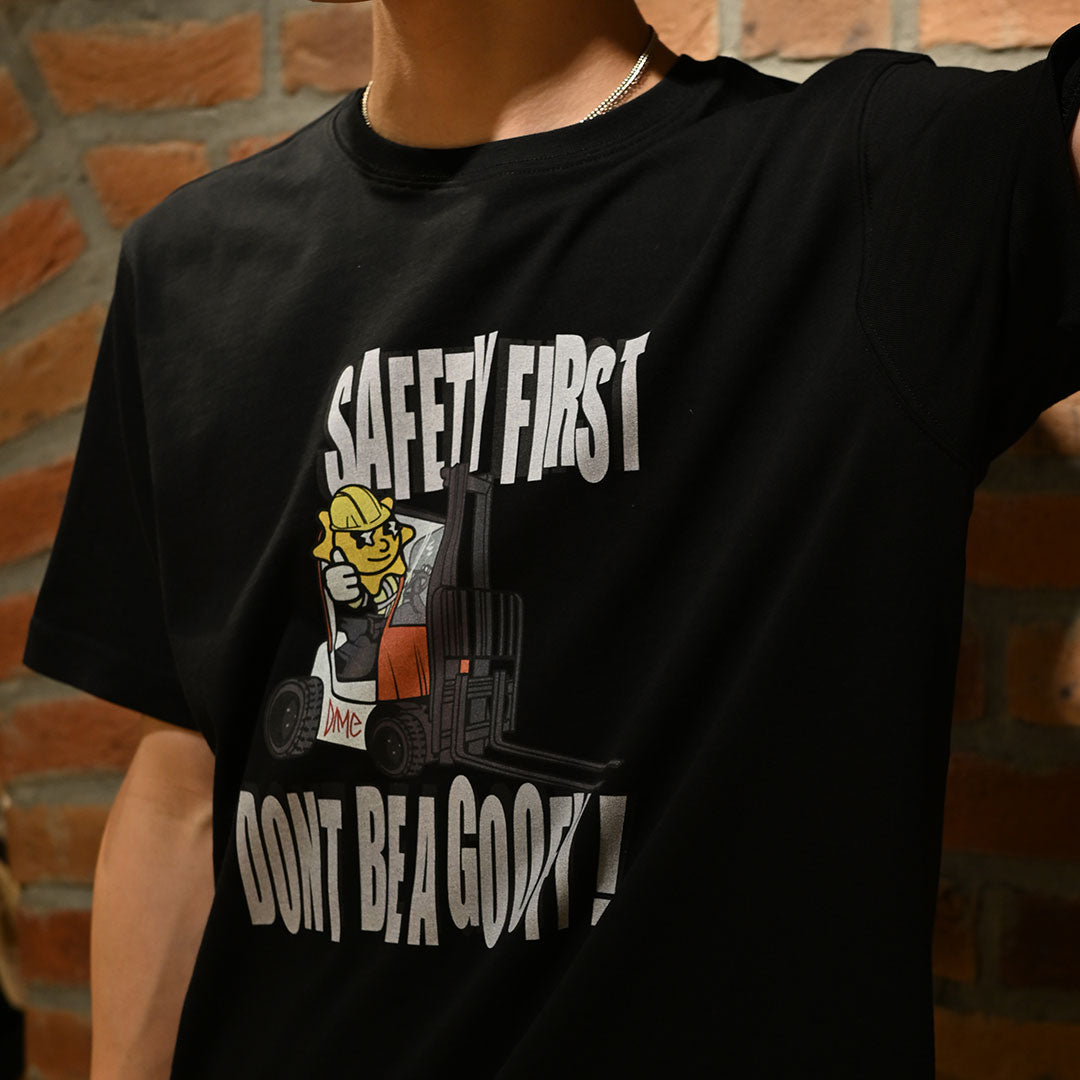 DIME MTL（ダイム モントリオール）| GLO DIME SAFETY T-SHIRT / BLACK | スノーボード・スケートボードのTACTICS JAPAN