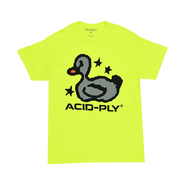 QUASI SKATEBOARDS（クアジ スケートボード）| スケートボード Tシャツ | DUCK TECH TEE / SAFETY GREEN | スノーボード・スケートボードのTACTICS JAPAN