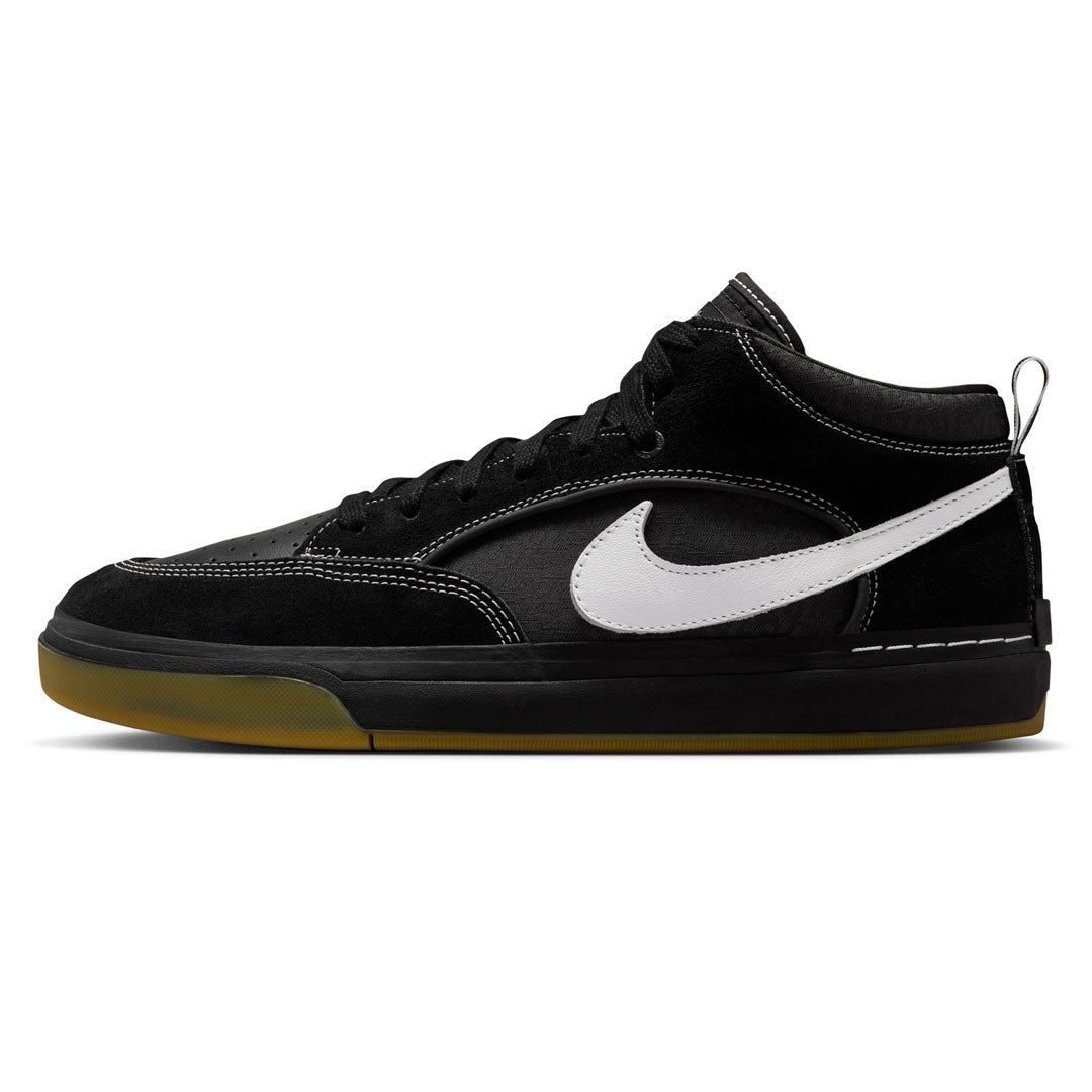 NIKE SB（ナイキ スケートボーディング）| NIKE SB REACT LEO / BLACK/BLACK/GUM LIGHT BROWN/WHITE | スノーボード・スケートボードのTACTICS JAPAN