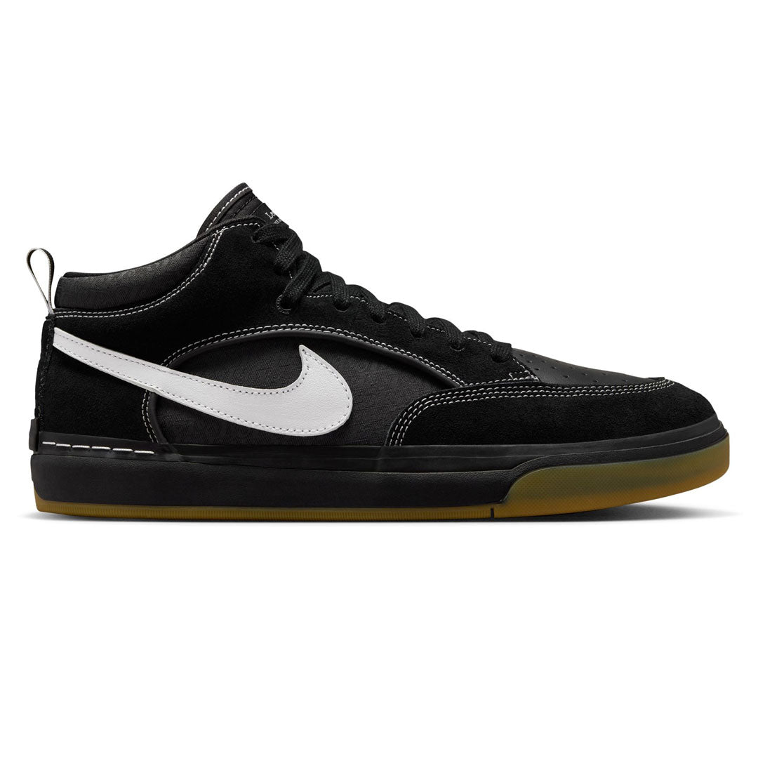 NIKE SB（ナイキ スケートボーディング）| NIKE SB REACT LEO / BLACK/BLACK/GUM LIGHT BROWN/WHITE | スノーボード・スケートボードのTACTICS JAPAN