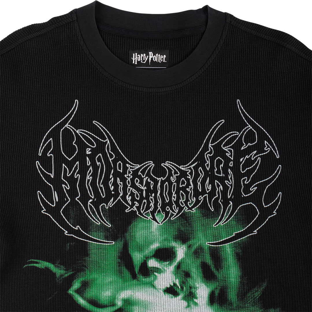 WELCOME SKATEBOARDS（ウェルカム スケートボード）| HARRY POTTER X WELCOME DARK MARK L/S THERMAL / BLACK | スノーボード・スケートボードのTACTICS JAPAN