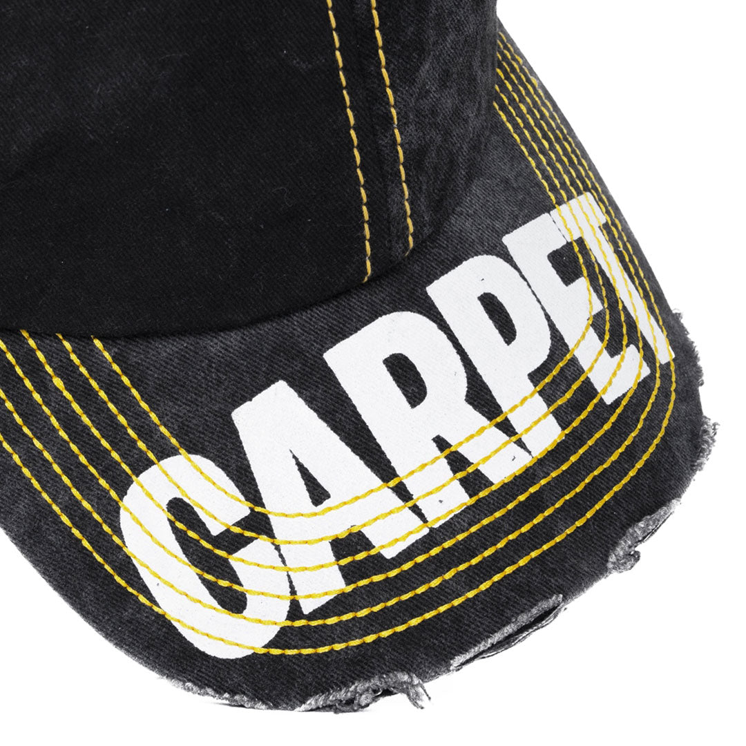 CARPET COMPANY（カーペット カンパニー）| CARPET DISTRESSED HAT / BLACK | スノーボード・スケートボードのTACTICS JAPAN