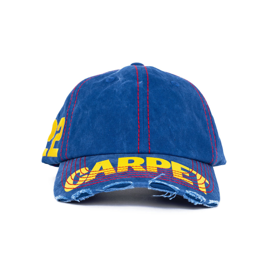 CARPET COMPANY（カーペット カンパニー）| CARPET DISTRESSED HAT / BLUE | スノーボード・スケートボードのTACTICS JAPAN