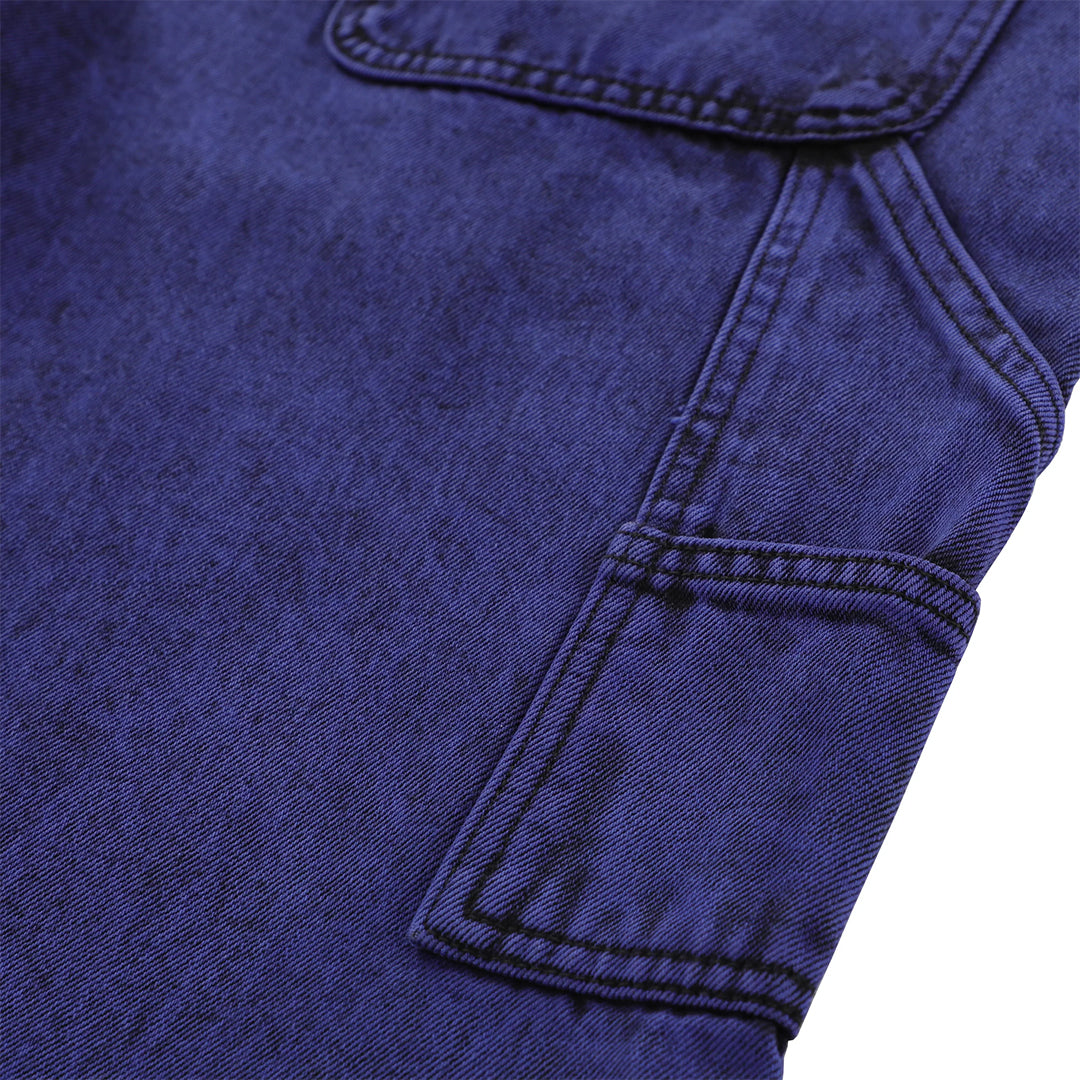TACTICS（タクティクス）| DOUBLE KNEE JEANS / BLUE OVERDYE | スノーボード・スケートボードのTACTICS JAPAN