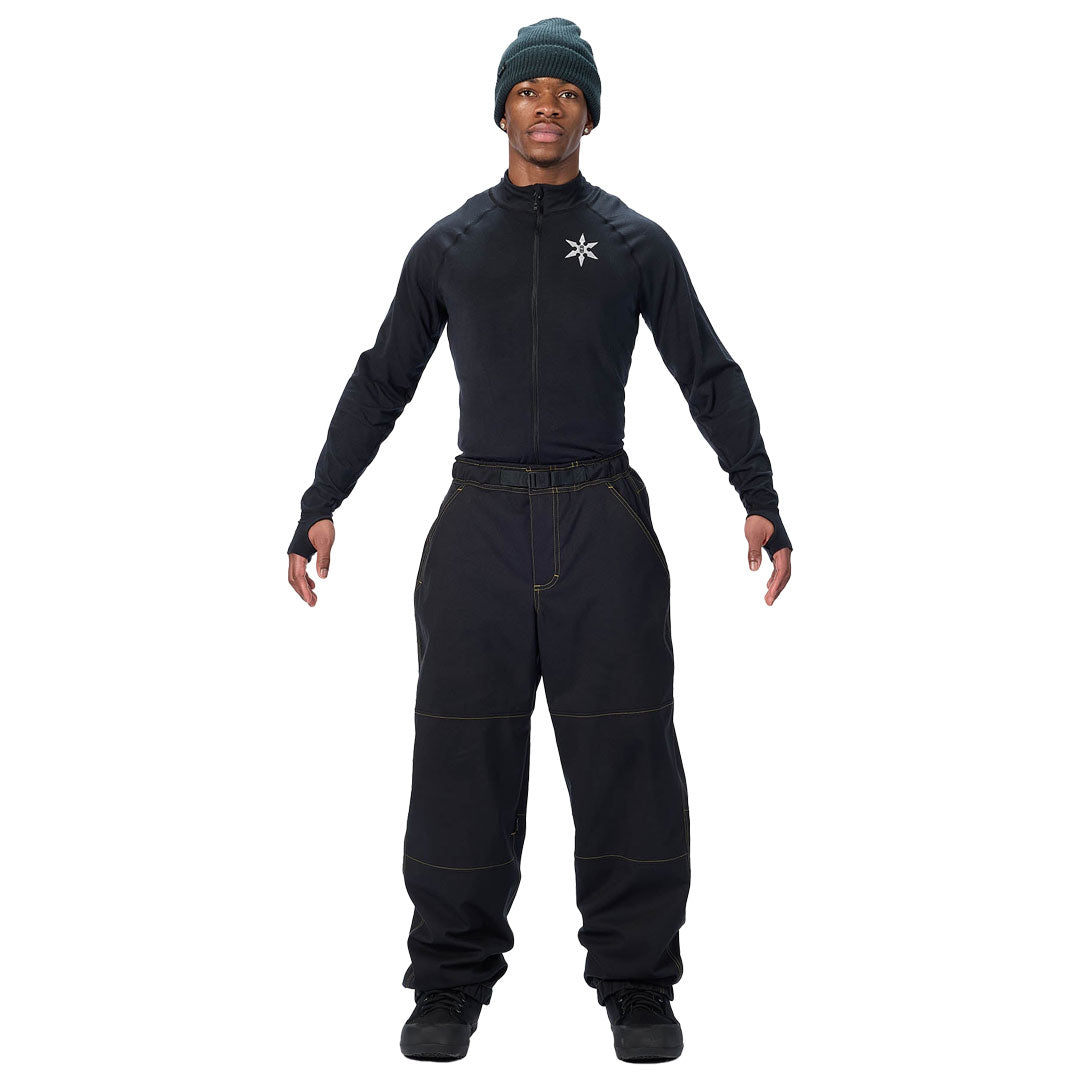 AIRBLASTER（エアブラスター）| ELASTIC BOSS PANT / MAX BLACK MUSTARD | スノーボード・スケートボードのTACTICS JAPAN