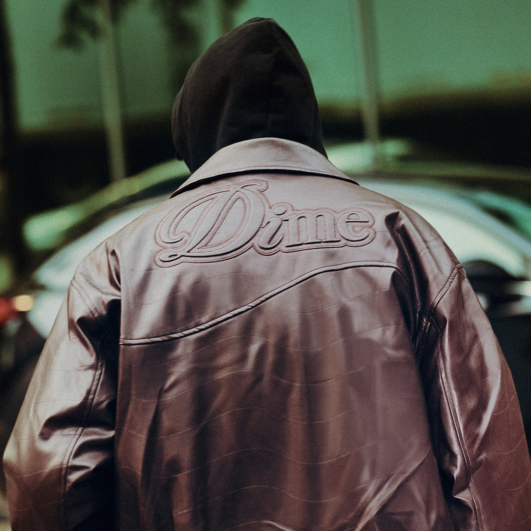 DIME MTL（ダイム モントリオール）| DEBOSSED WAVY JACKET / BROWN