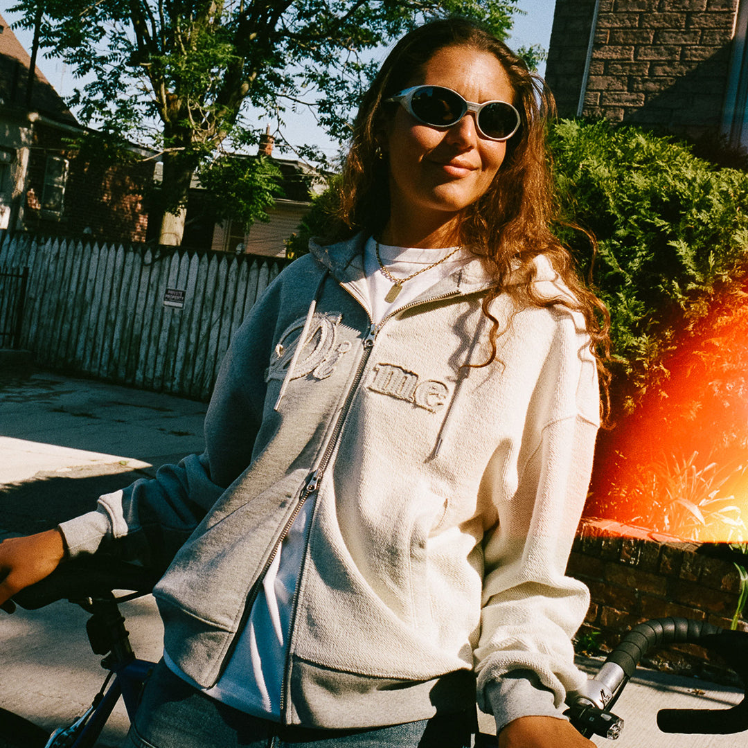 DIME MTL（ダイム モントリオール）| REVERSE FRENCH TERRY ZIP HOODIE