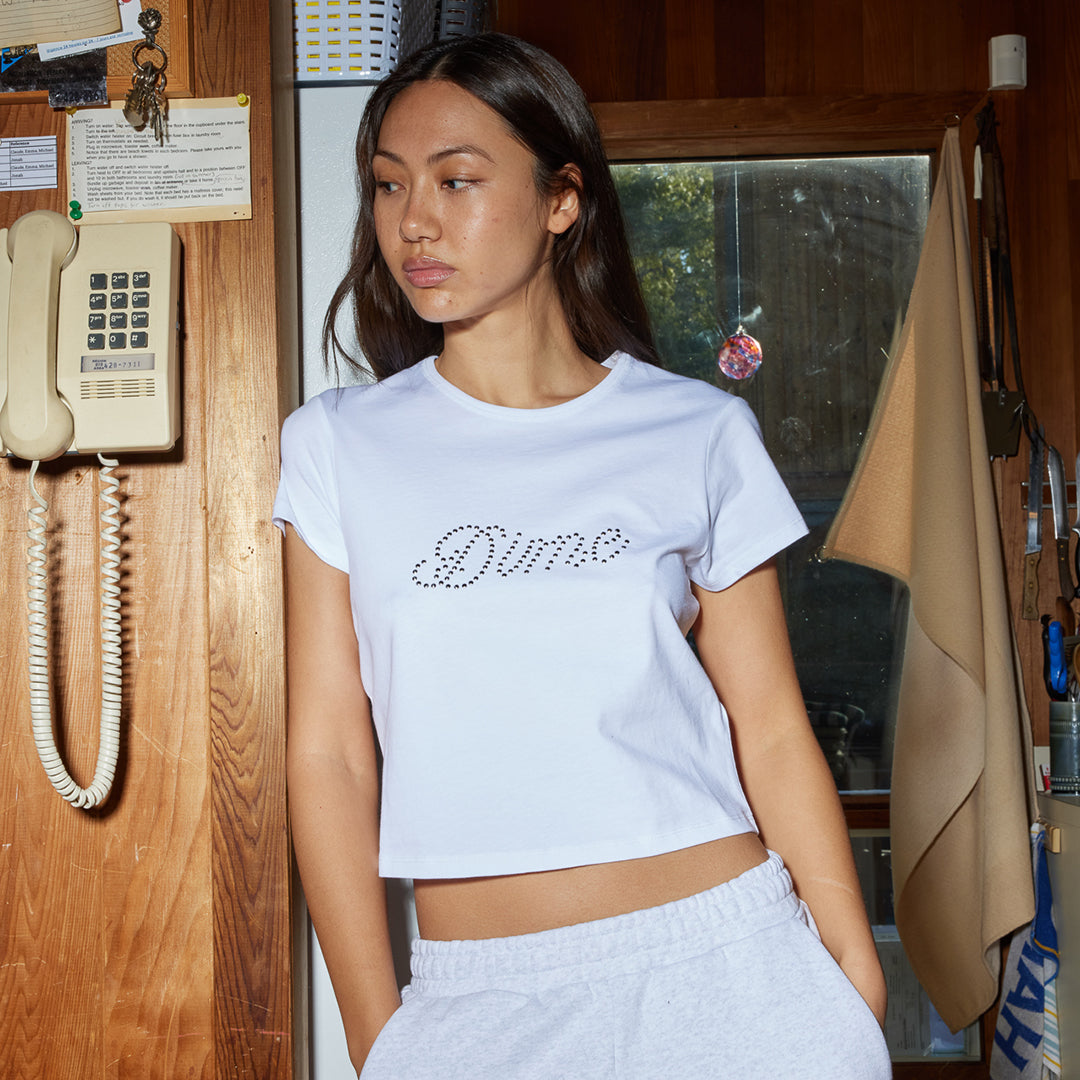 DIME MTL（ダイム モントリオール）| ICY T-SHIRT / WHITE | スケートボード・スノーボードのTACTICS JAPAN