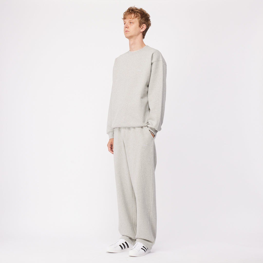 DIME MTL（ダイム モントリオール）| CURSIVE SMALL LOGO SWEATPANTS / HEATHER GRAY | スノーボード・スケートボードのTACTICS JAPAN