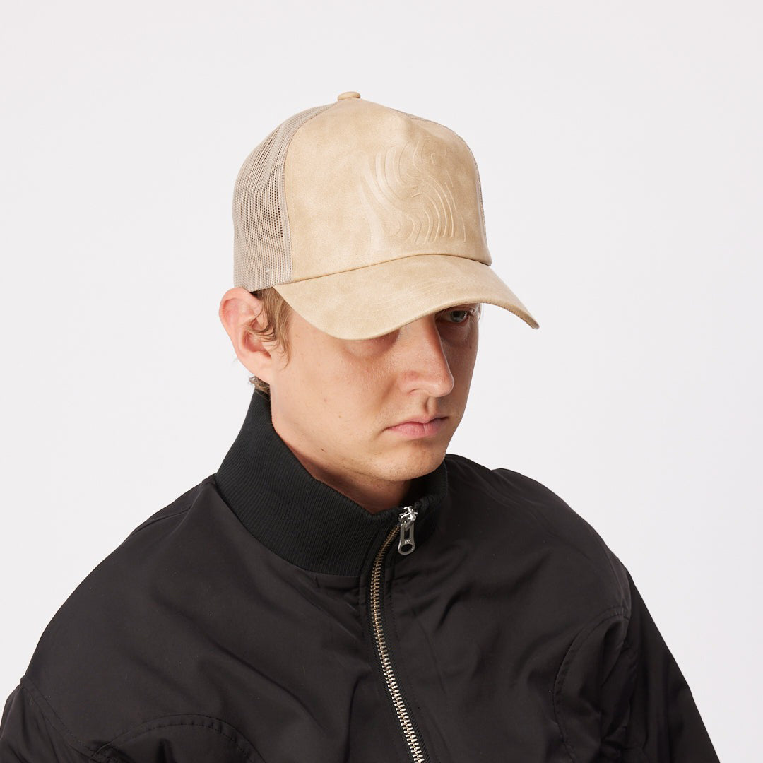 DIME MTL（ダイム モントリオール）| VORTEX TRUCKER CAP / SAND | スケートボード・スノーボードのTACTICS JAPAN