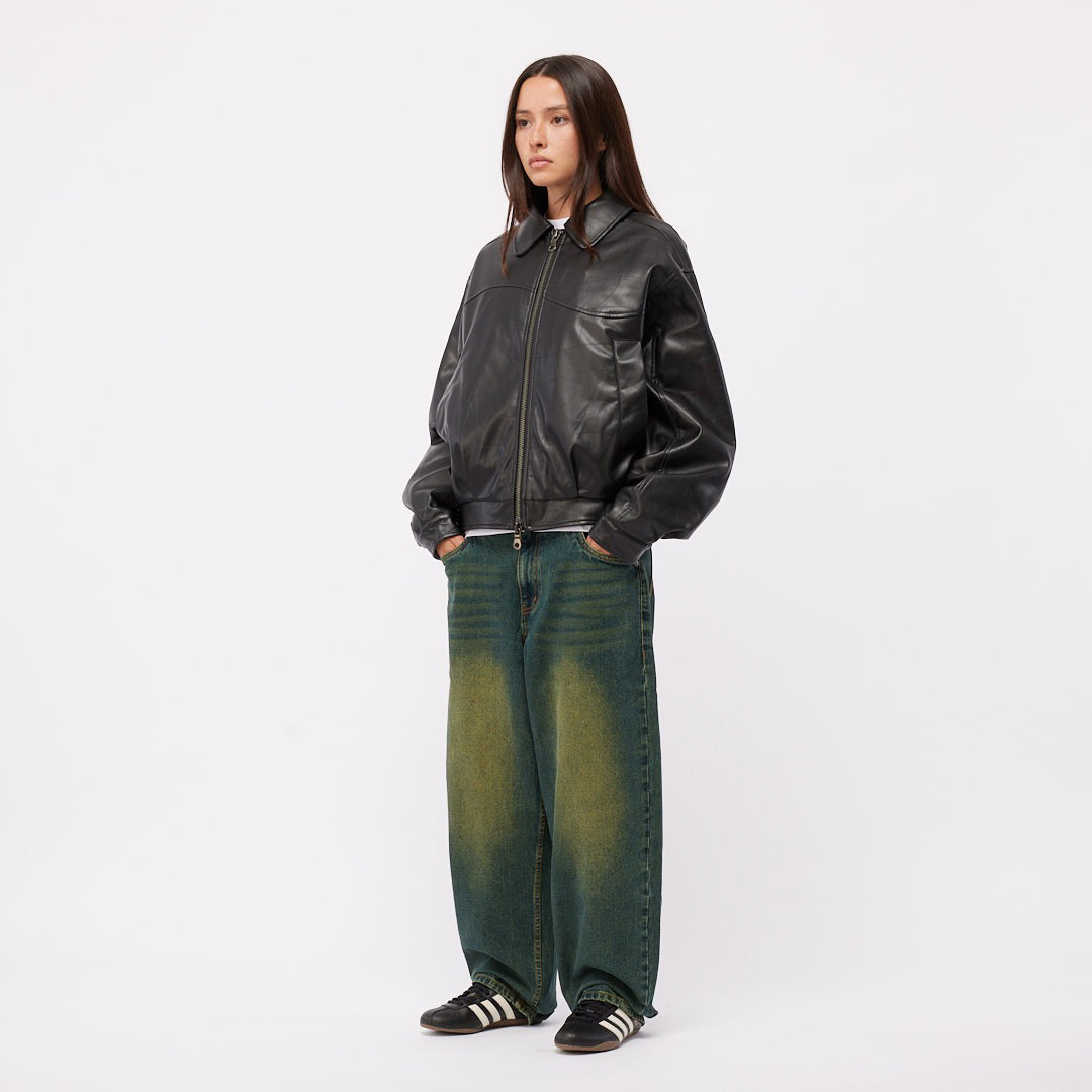 DIME MTL（ダイム モントリオール）| DEBOSSED WAVY JACKET / BLACK | スノーボード・スケートボードのTACTICS JAPAN