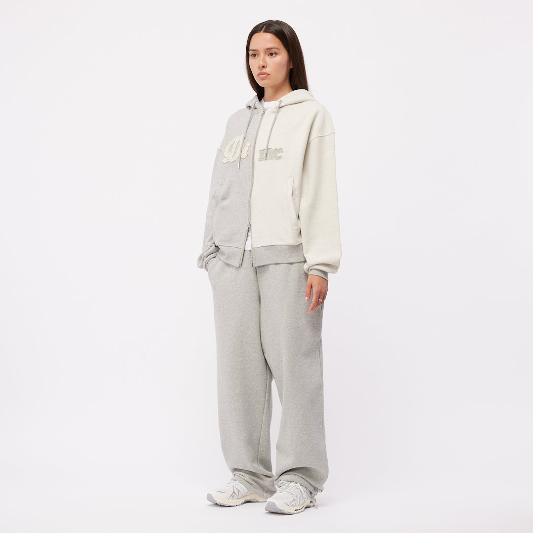 DIME MTL（ダイム モントリオール）| REVERSE FRENCH TERRY ZIP HOODIE / HEATHER GRAY | スノーボード・スケートボードのTACTICS JAPAN