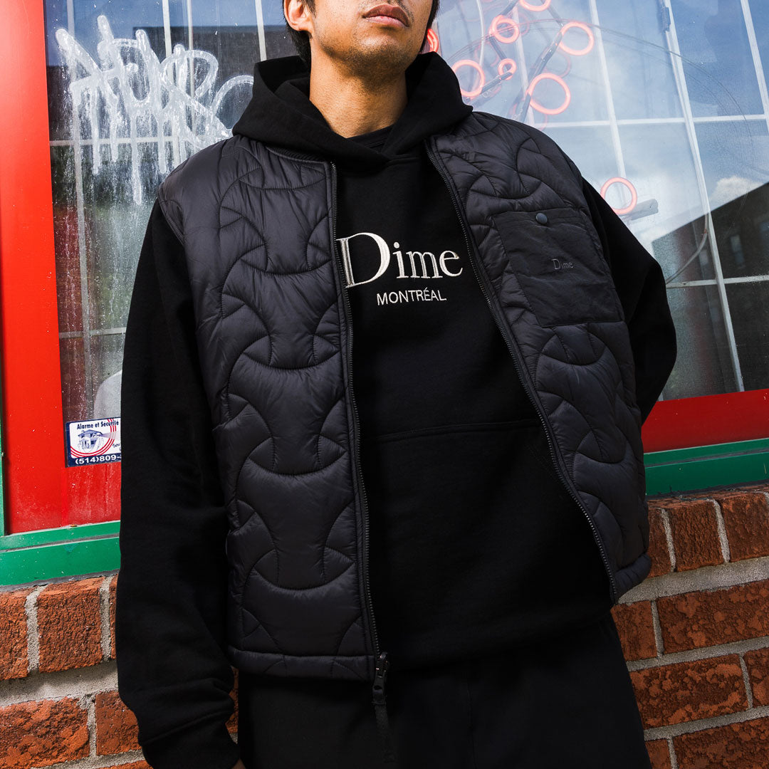 DIME（ダイム）| REVERSIBLE VEST / BLACK | スノーボード・スケートボードのTACTICS JAPAN