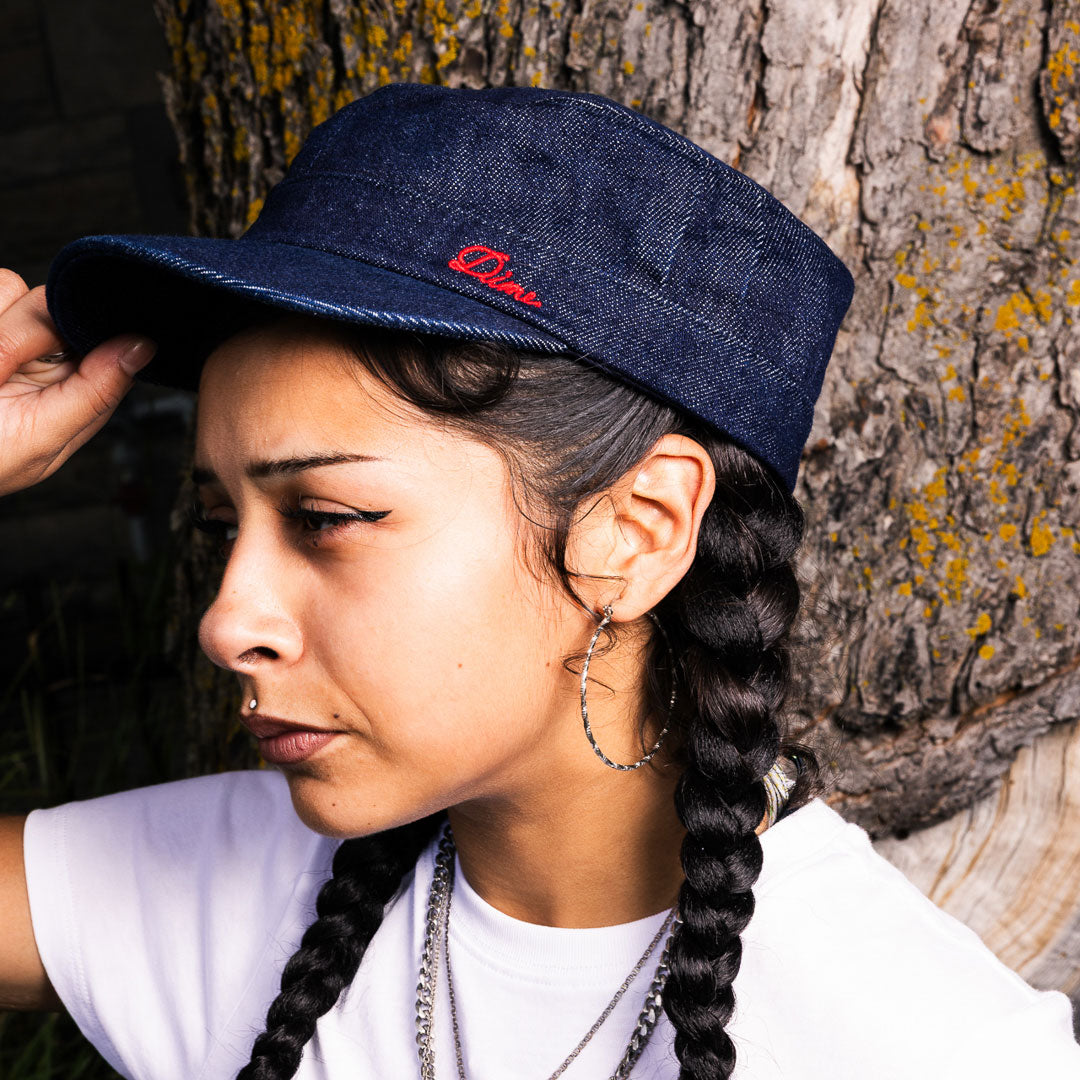 DIME（ダイム）| DENIM PAINTER CAP / INDIGO | スノーボード・スケートボードのTACTICS JAPAN