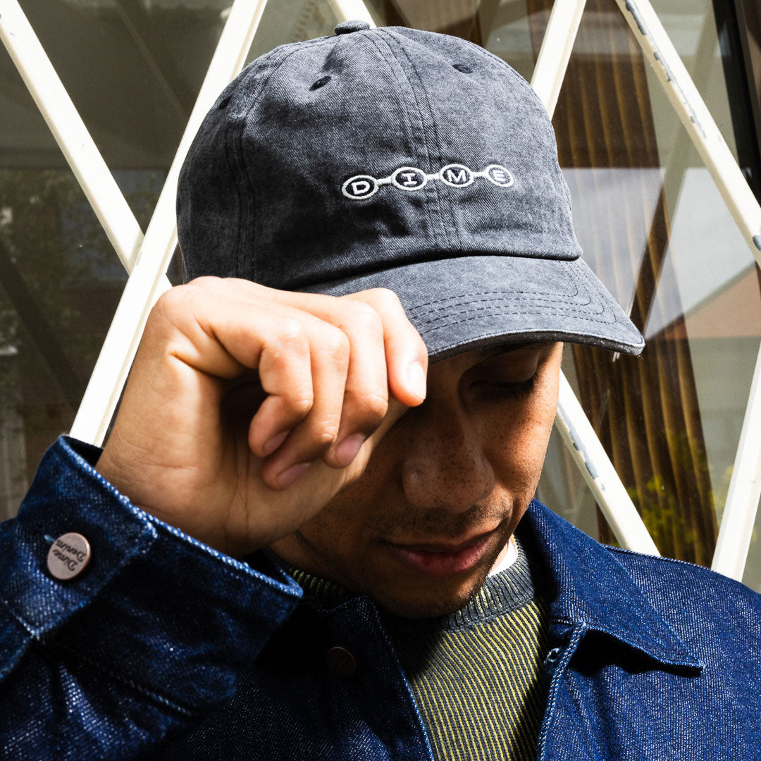 DIME（ダイム）| SPACE LOW PRO CAP / BLACK WASHED | スノーボード・スケートボードのTACTICS JAPAN