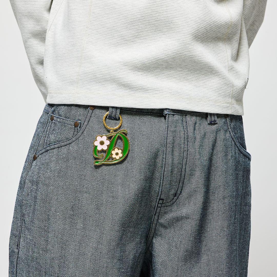 DIME（ダイム）| OVERSIZED FLORAL KEYCHAIN / GOLD | スノーボード・スケートボードのTACTICS JAPAN