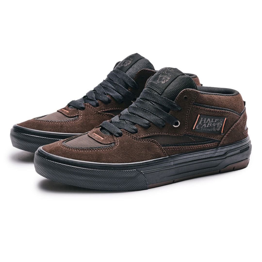 VANS（ヴァンズ）| SKATE HALF CAB WAFFLECUP / DICK RIZZO TRANSLUCENT SIDEWALL BLACK/BLUE | スノーボード・スケートボードのTACTICS JAPAN