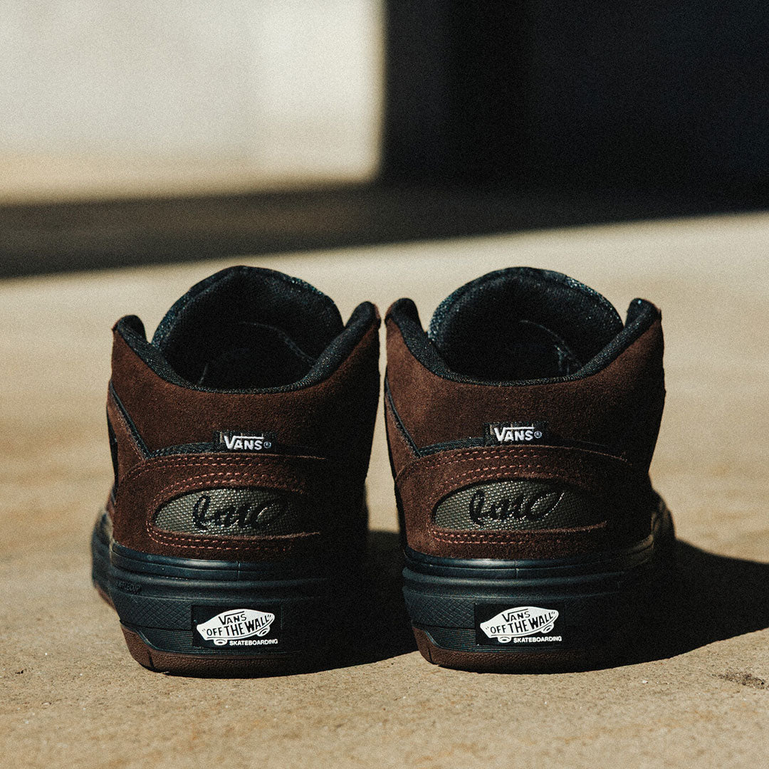VANS（ヴァンズ）| SKATE HALF CAB WAFFLECUP / DICK RIZZO TRANSLUCENT SIDEWALL BLACK/BLUE | スノーボード・スケートボードのTACTICS JAPAN
