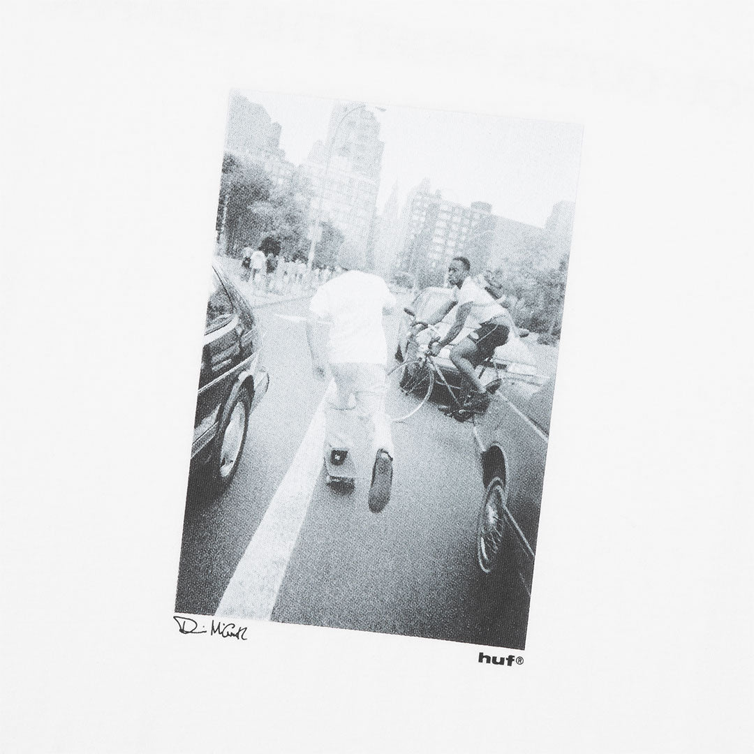 FIGHT THE TRAFFIC S/S TEE / WHITE